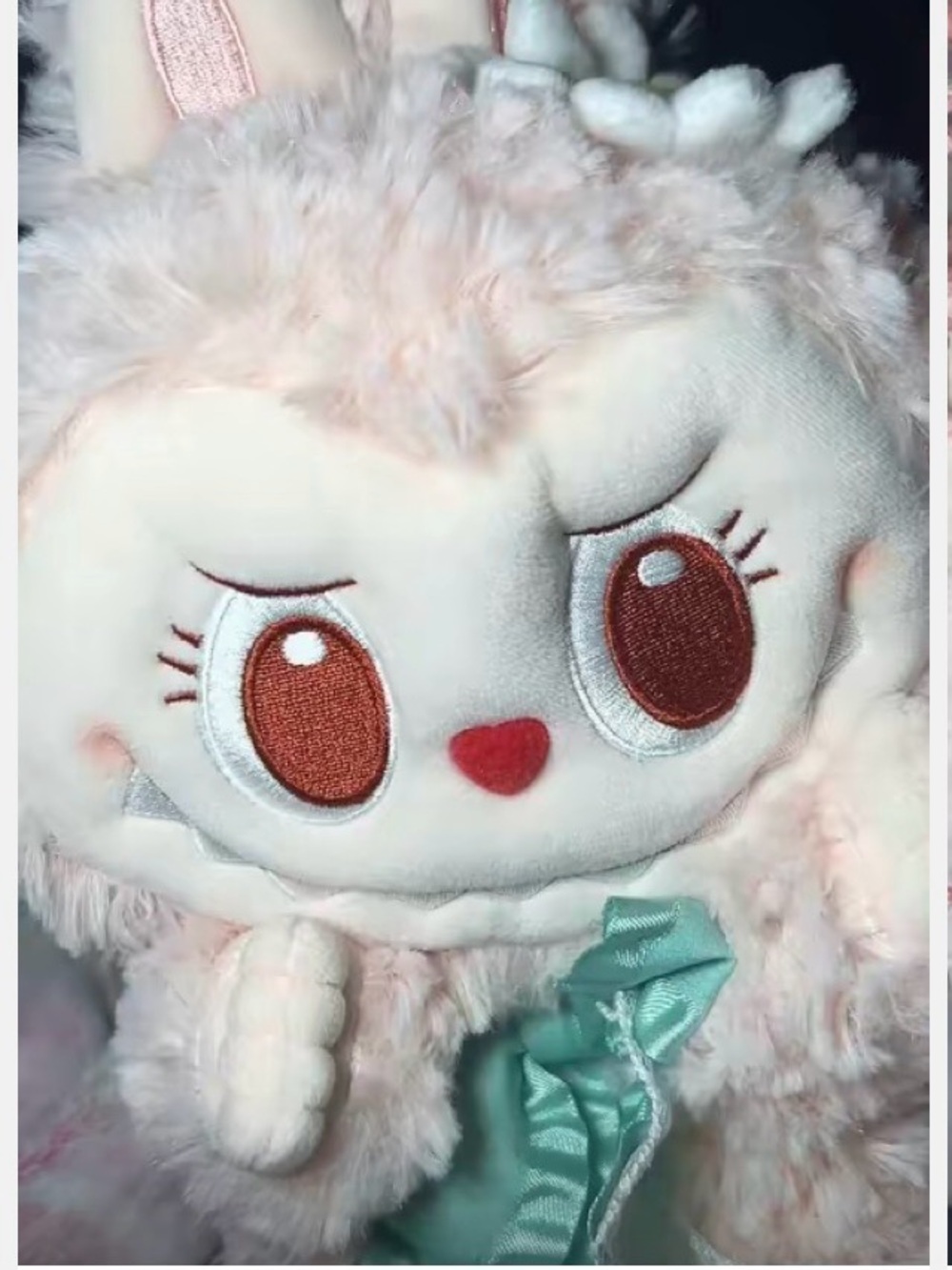 PopLand PopMart Mokoko Plush Doll Hand Puppet 🌸 pink authentic labubu